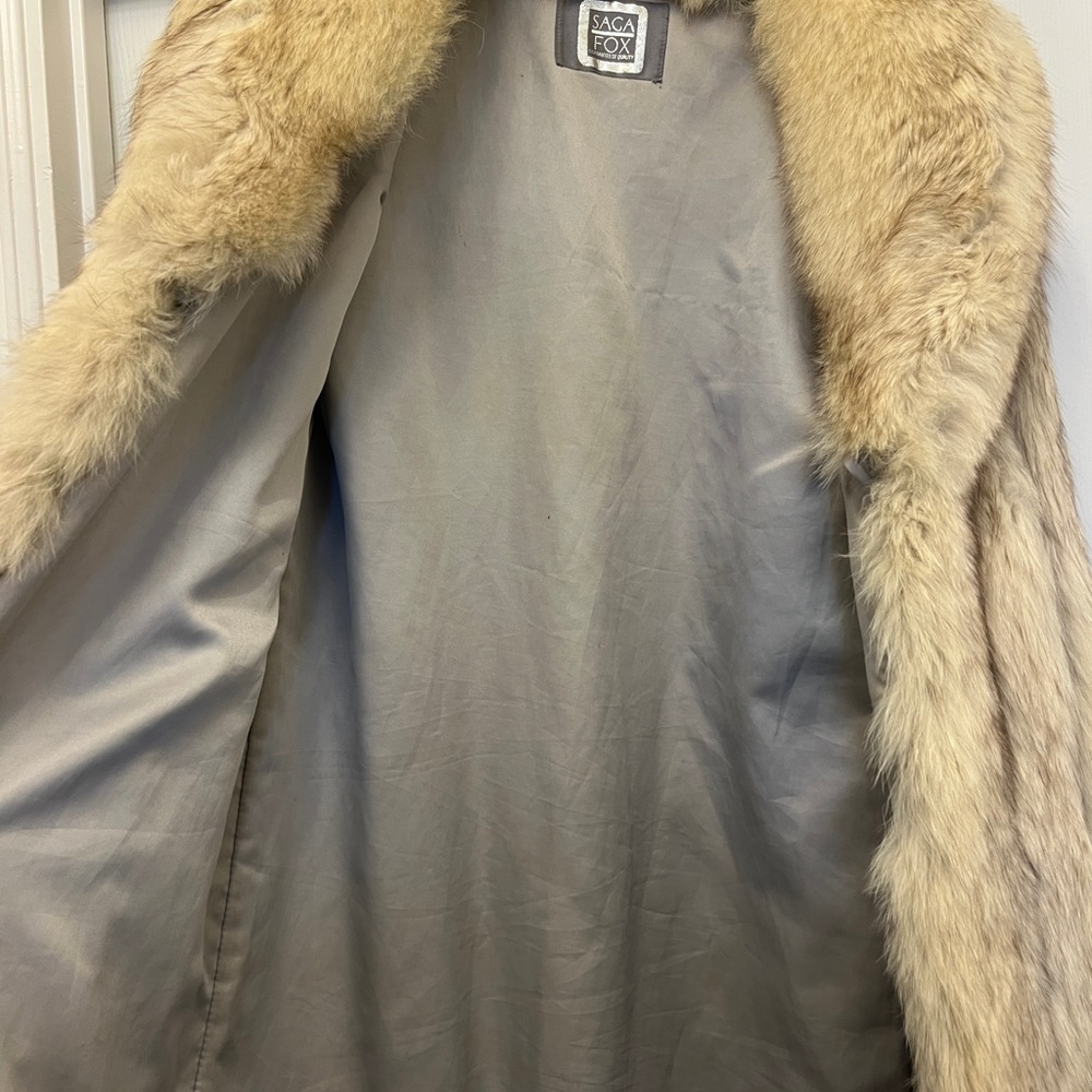 Saga Fox Fur Full Length Coat - Picture 13 of 13